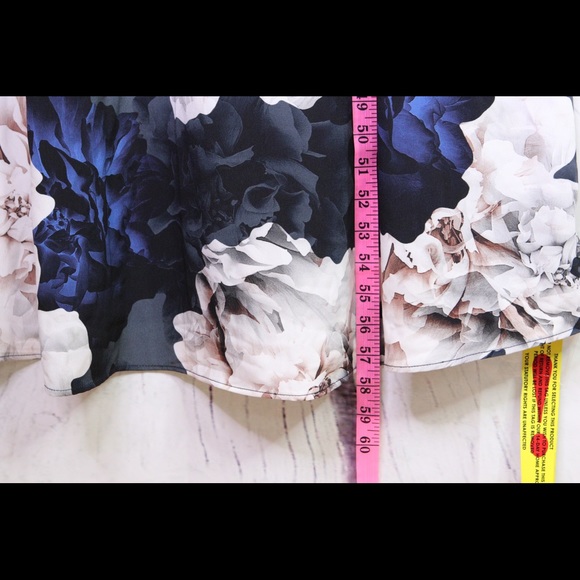 Grazia Peony Floral Keyhole Dress Plus Size 16 NEW - Picture 6 of 8